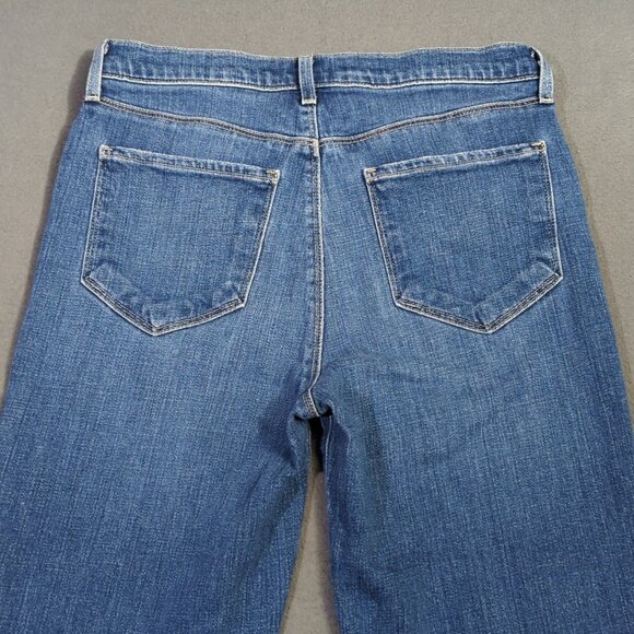 L'agence Jeans Women's 29 Blue Harris High Rise Cropped Denim - Picture 3 of 12